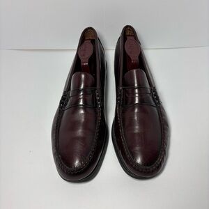 Dexter Penny Loafers Dress Shoes Mens Size 11 Burgundy Leather Slip On Made USA